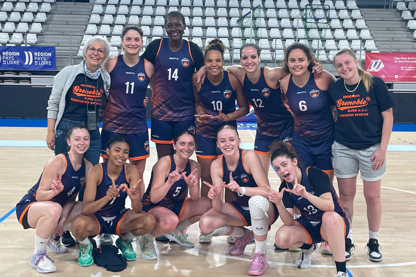 Les basketteuses de l’UGA sont championnes de France universitaires 2024