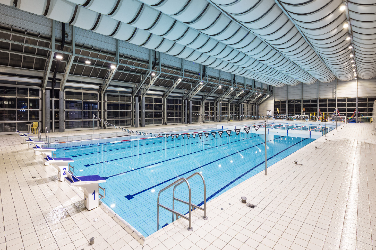 L'accès à la piscine universitaire